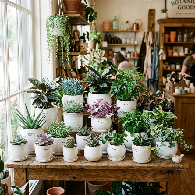 Kwiaty doniczkowe i sukulenty